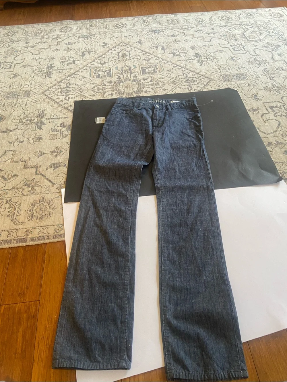 Gap 1969 Size 12 Kids Dark Blue Jeans - Classic Straight Fit